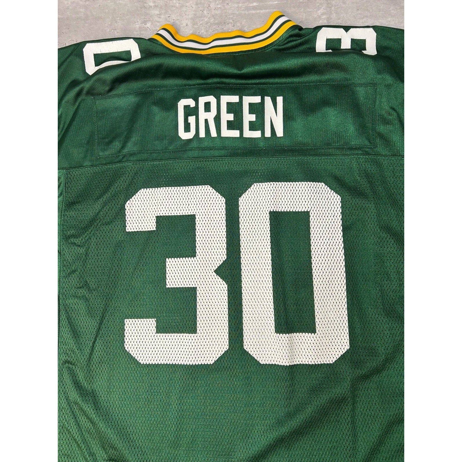 Vintage Ahman Green #20 Green Bay Packers NFL Reebok Jersey Size Large
