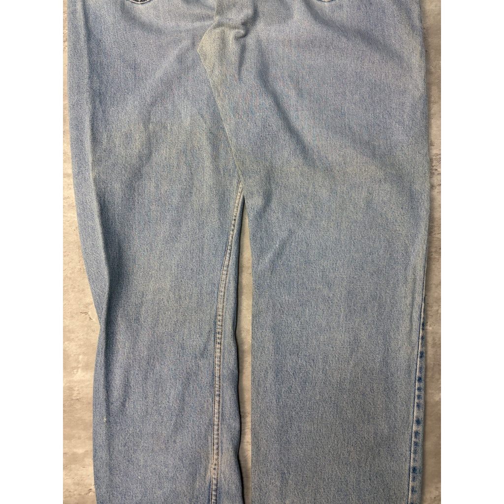 Vintage Levis 505 Red Tab Straight Leg Light Wash Denim Pants Size 40