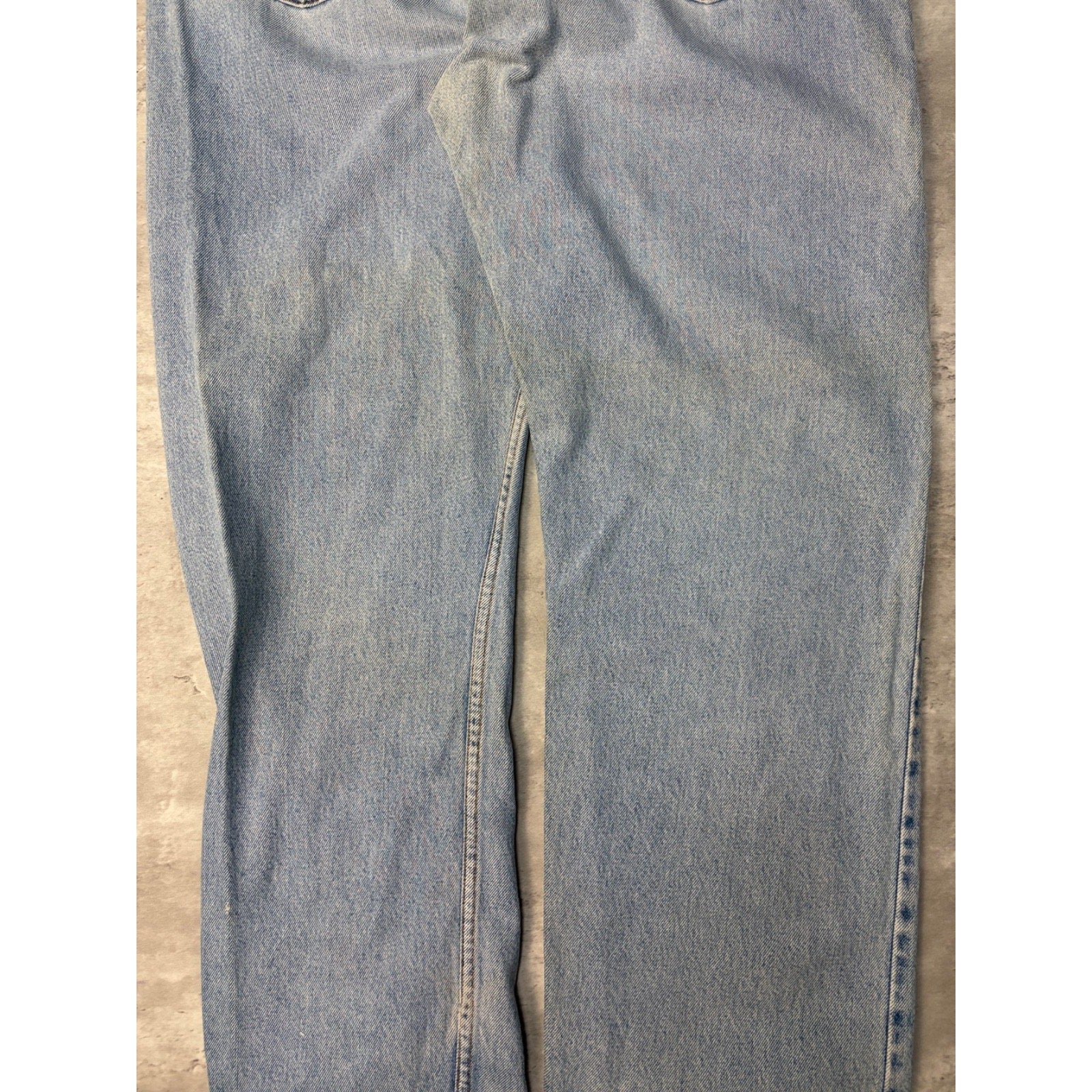 Vintage Levis 505 Red Tab Straight Leg Light Wash Denim Pants Size 40