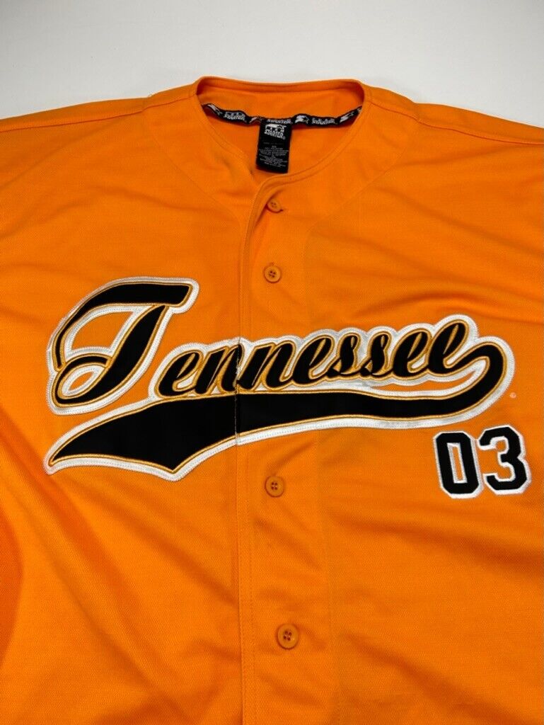 Vintage Tennessee Volunteers #3 NCAA Collegiate Starter Baseball Jersey Size XL