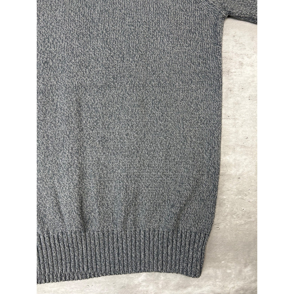 Vintage 90s Striped Print Pullover Ribbed Knit Sweater Size Medium