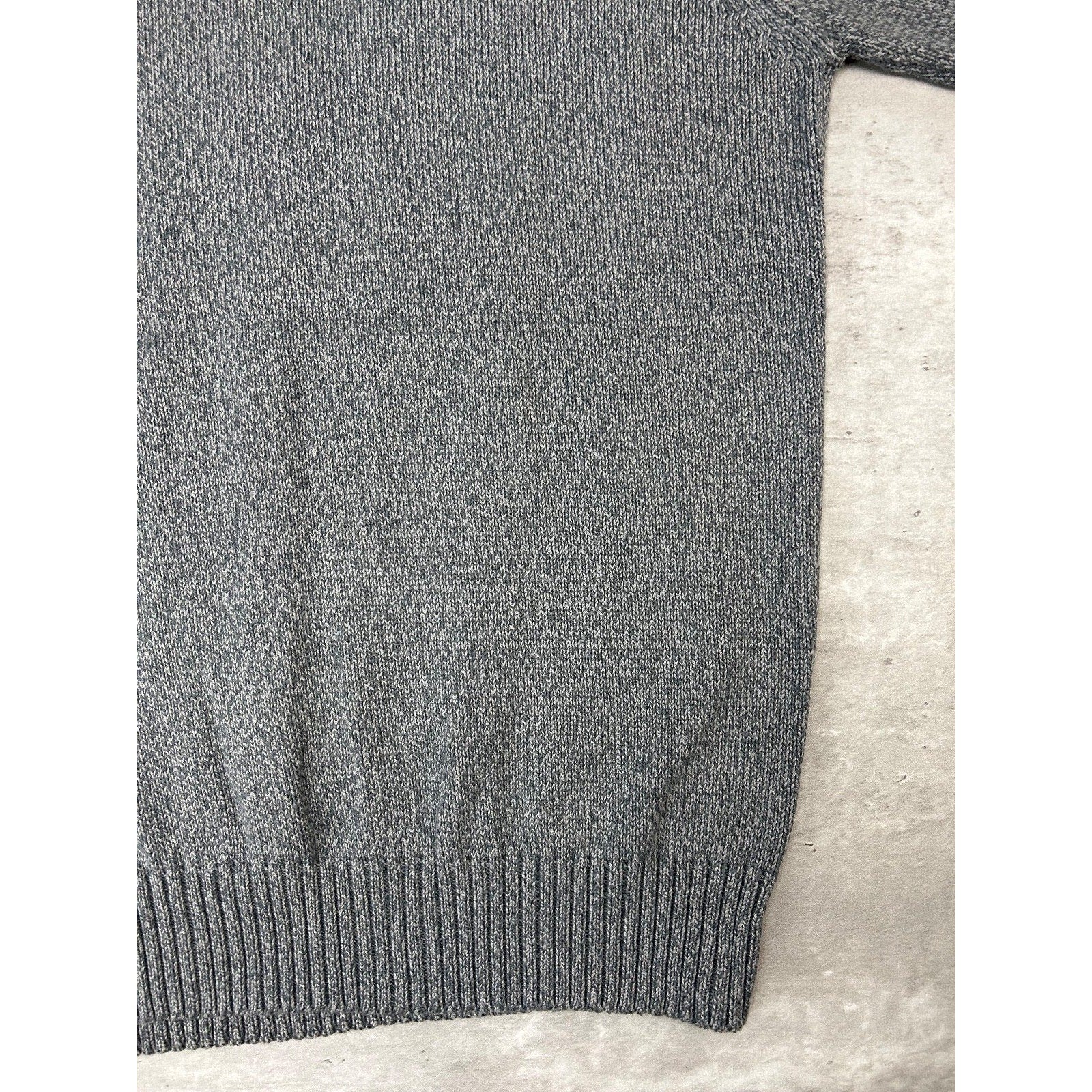 Vintage 90s Striped Print Pullover Ribbed Knit Sweater Size Medium