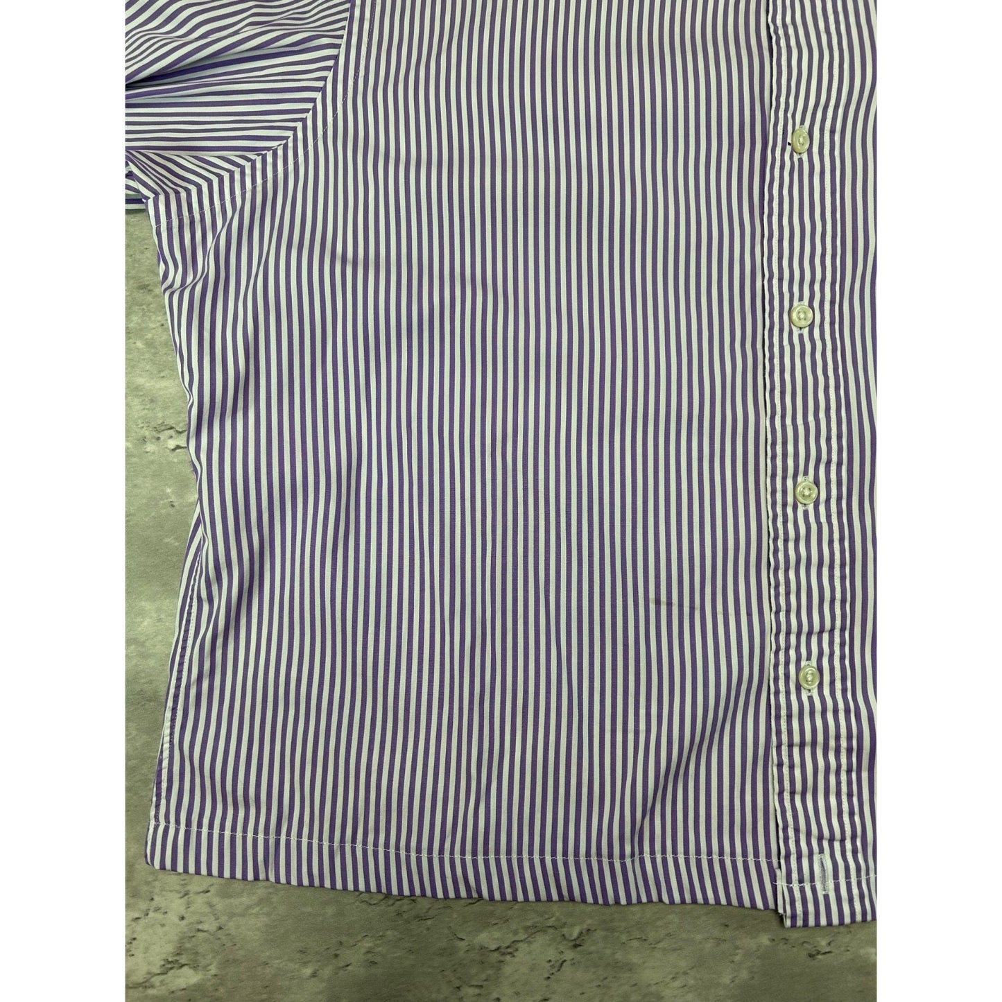 Vintage Polo Ralph Lauren Embroidered Pony Cropped Button Up Shirt Size XL