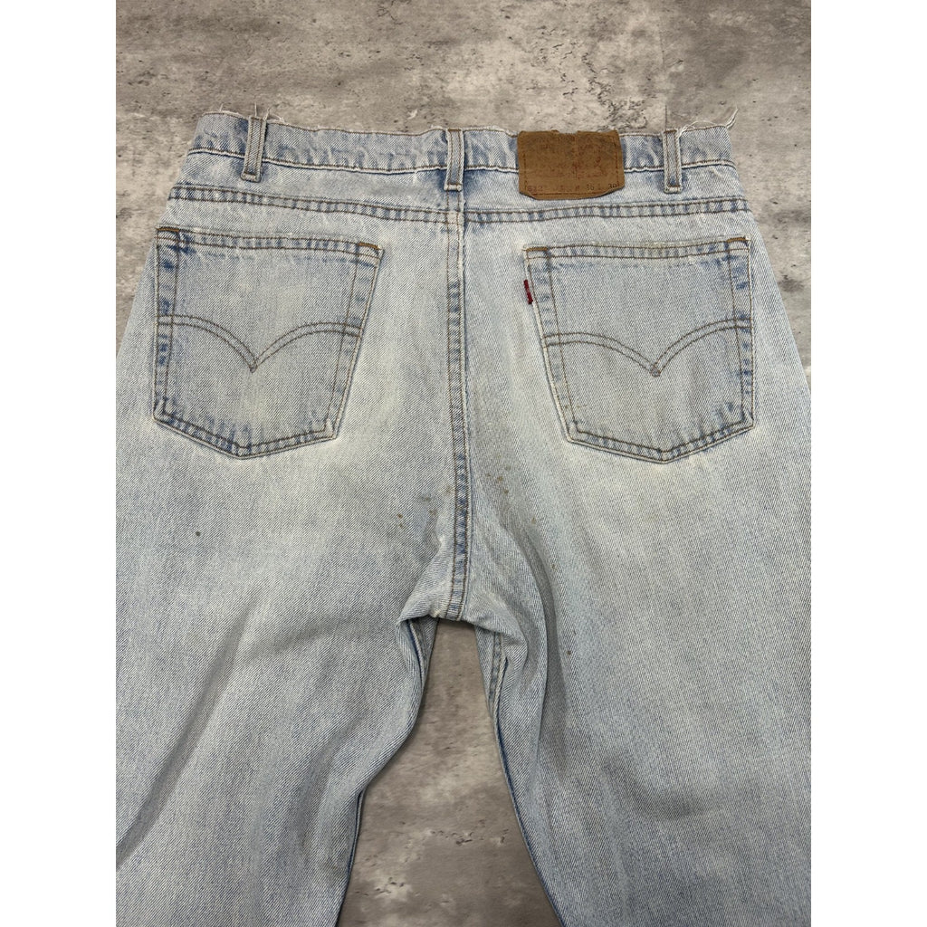 Vintage 90s Levis 512 Red Tab Light Wash Denim Pants Size 34 Blue