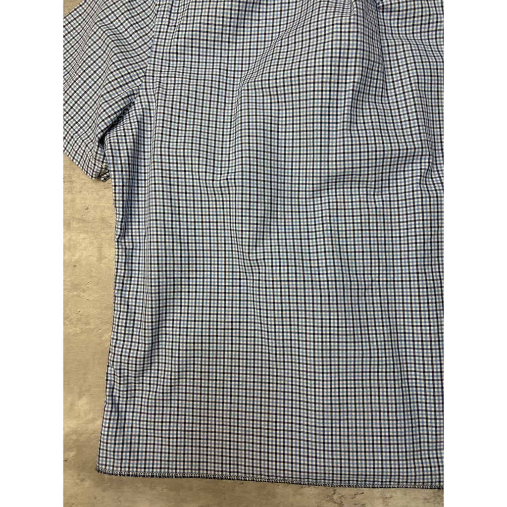 Vintage Polo Ralph Lauren Embroidered Pony Plaid Button Up Shirt Size Large