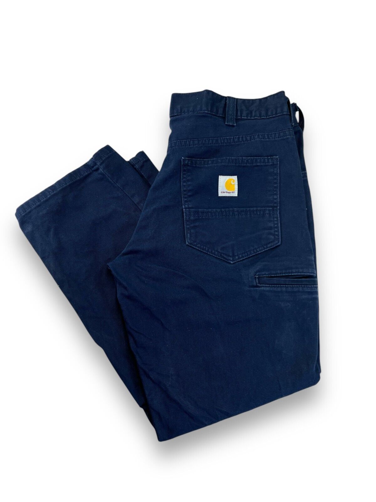 Carhartt Relaxed Fit Canvas Workwear 5 Pocket Pants Size 33W Blue