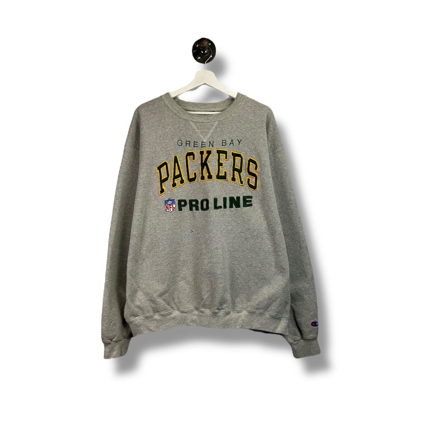 Vintage 90s Green Bay Packers NFL Embroidered Champion Sweatshirt Size 2XL