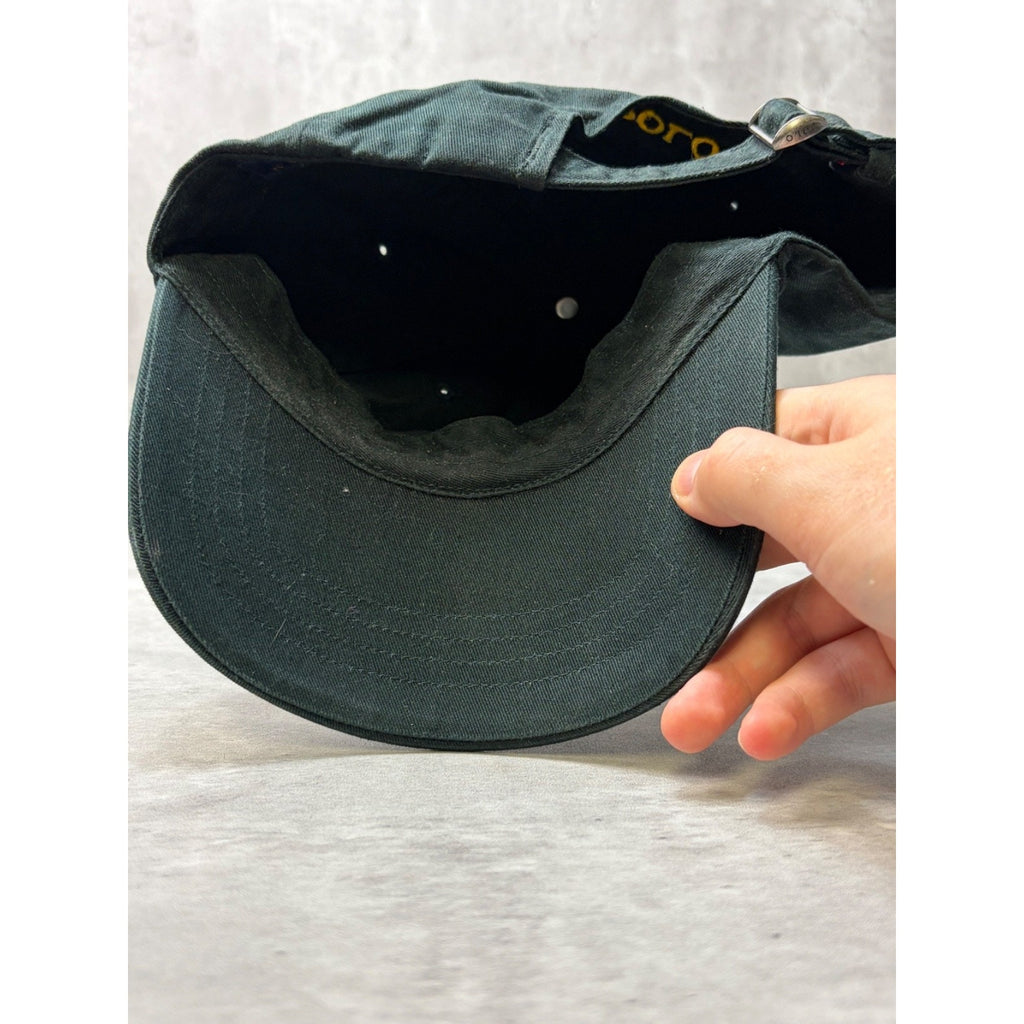 Vintage Polo Ralph Lauren Embroidered Pony Two Tone Strapback Hat OSFA