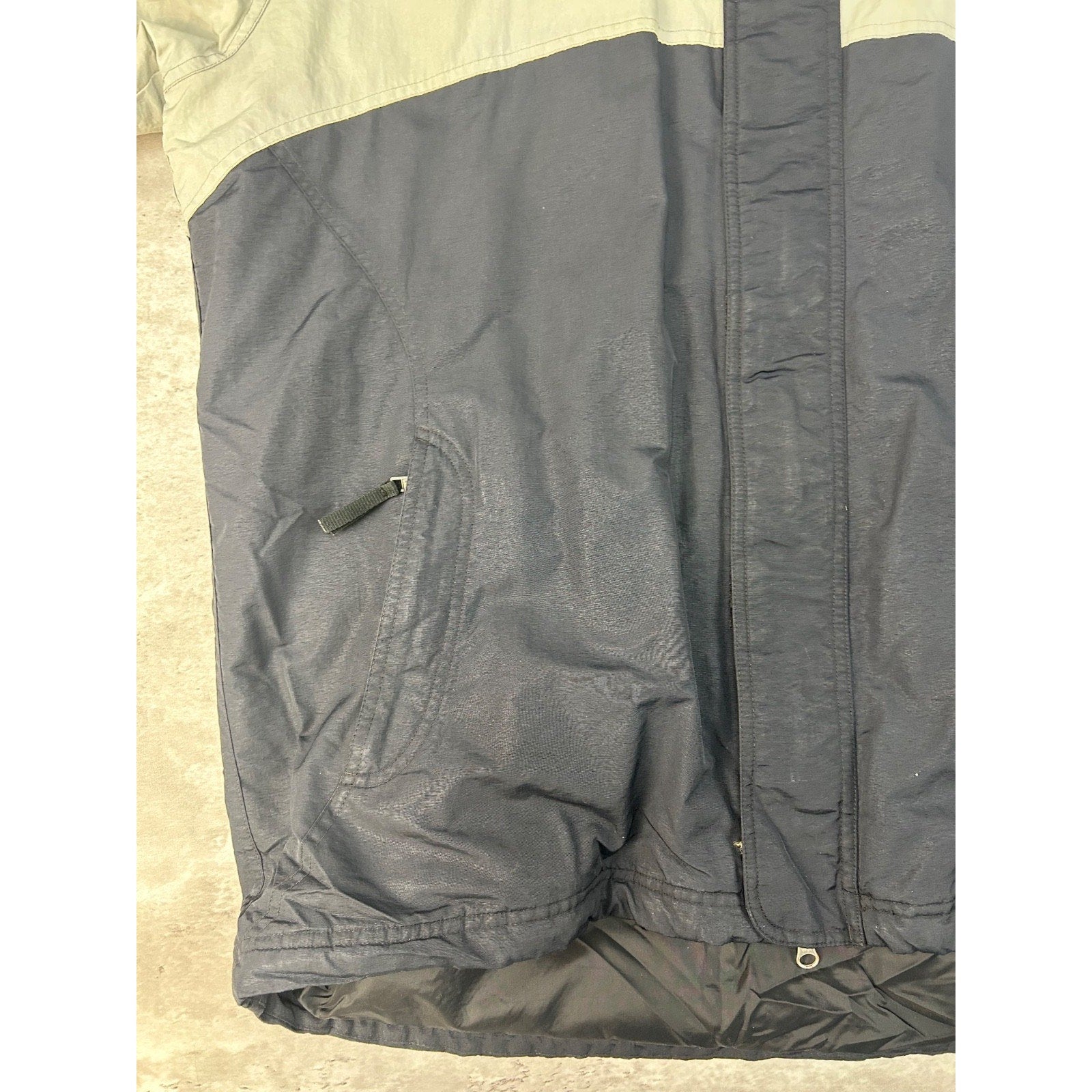 Vintage 2000s Nike Embroidered Swoosh Insulated Full Zip Jacket Size 2XL