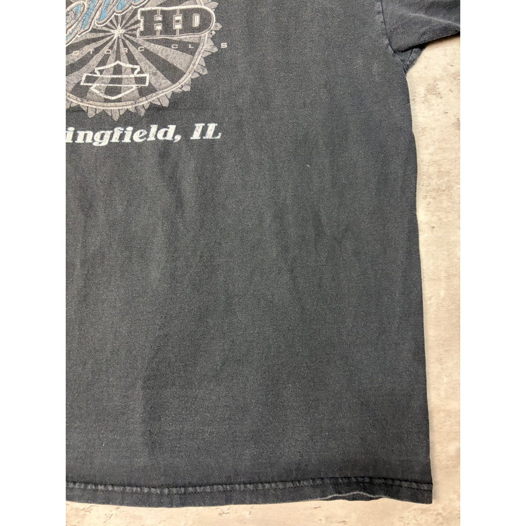 Vintage Harley Davidson Genuine HD Graphic Spellout T-Shirt Size 2XL