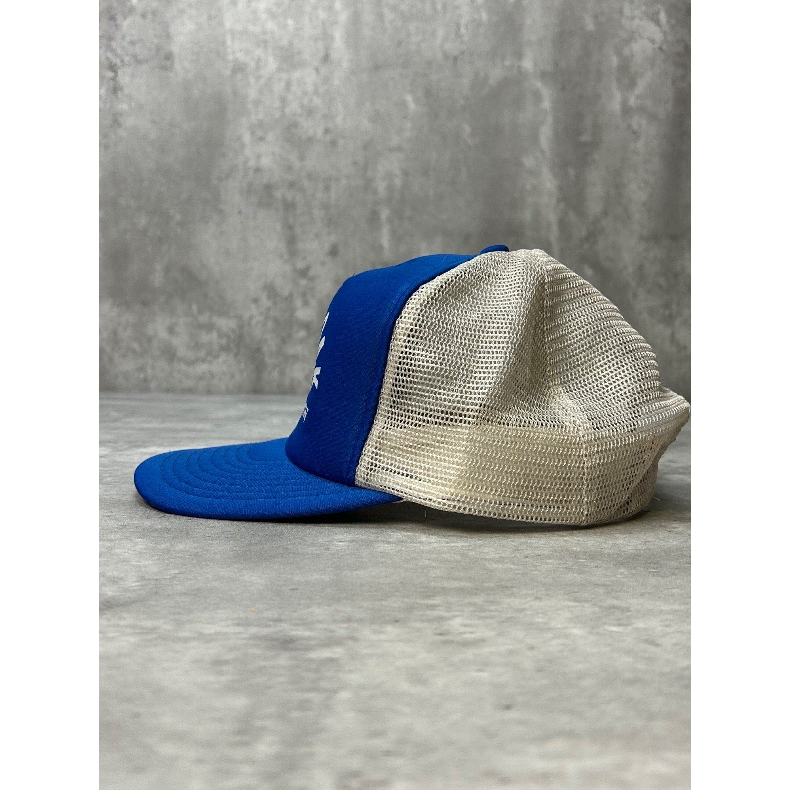 Vintage 80s/90s India Oak Brew Crew Spellout Graphic Trucker Snapback Hat OSFA
