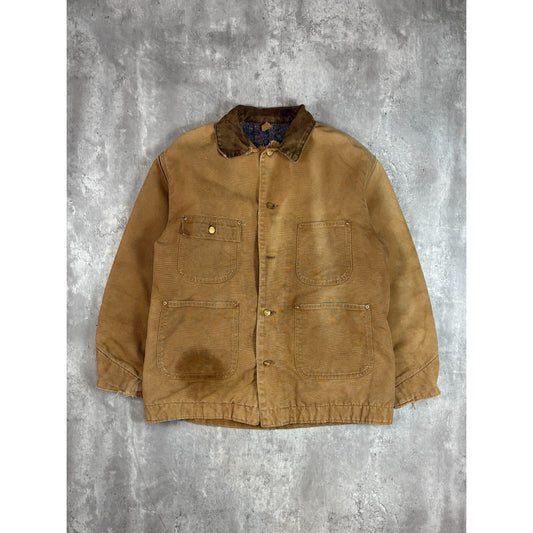 Vintage 80s/90s Carhartt Blanket Lined Canvas Workwear Chore Jacket Size XL