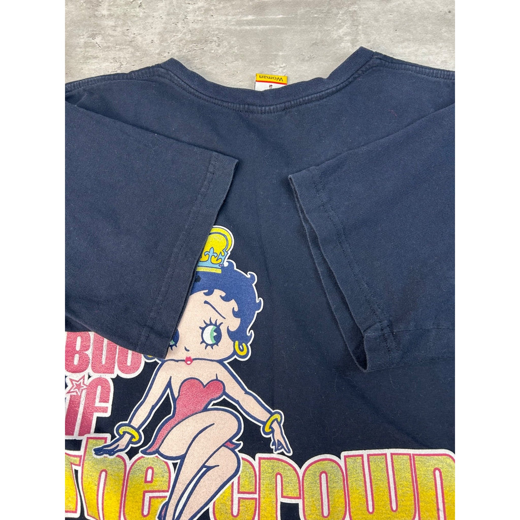 Vintage 2003 Betty Boop Didnt Ask To Be The Queen Cartoon Graphic T-Shirt Sz XL