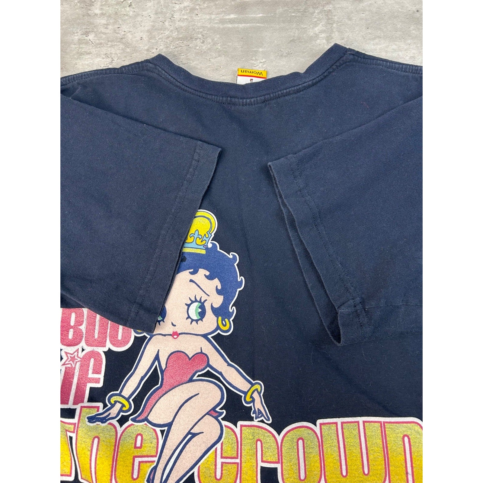 Vintage 2003 Betty Boop Didnt Ask To Be The Queen Cartoon Graphic T-Shirt Sz XL