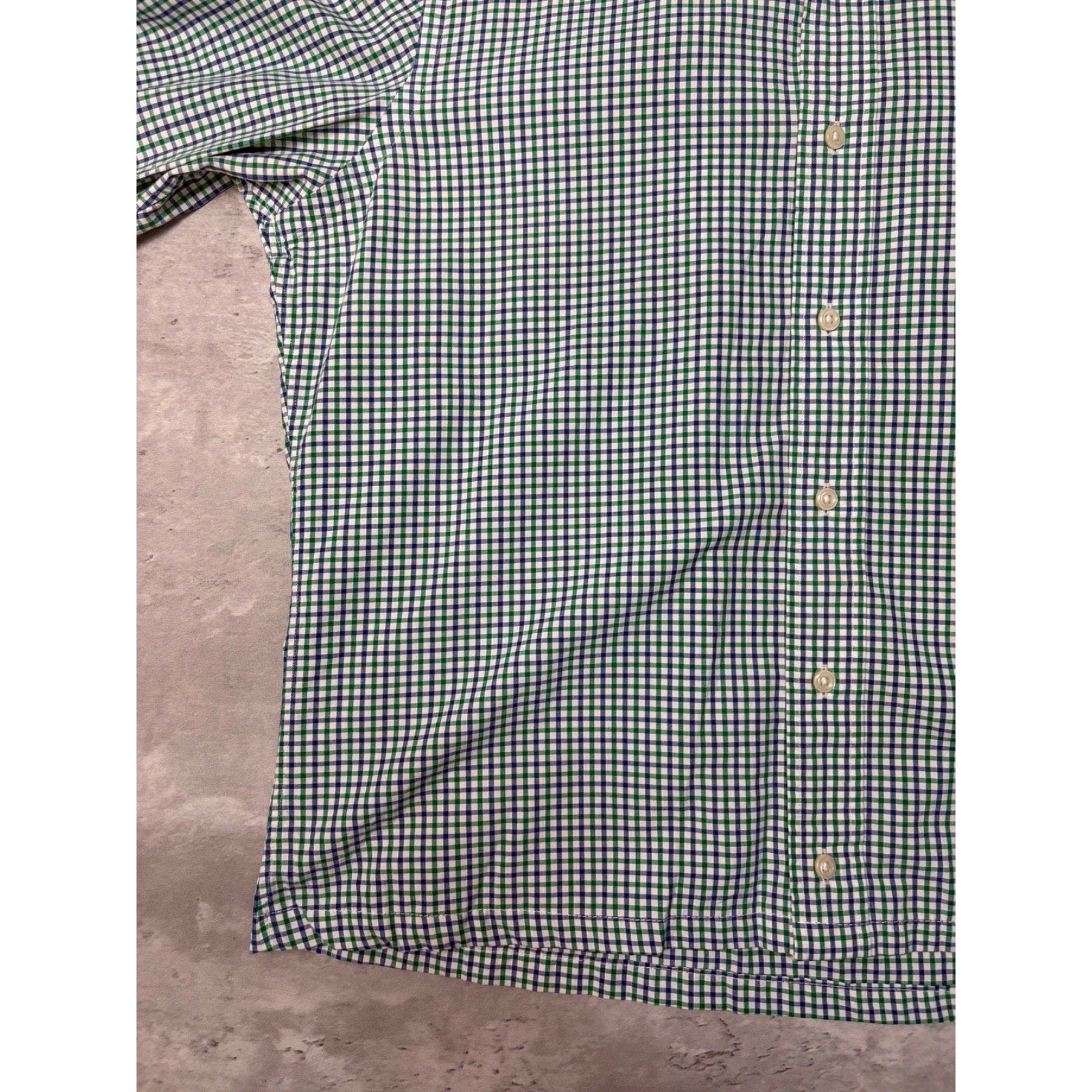 Vintage Polo Ralph Lauren Embroidered Pony Cropped Button Up Shirt Size Medium