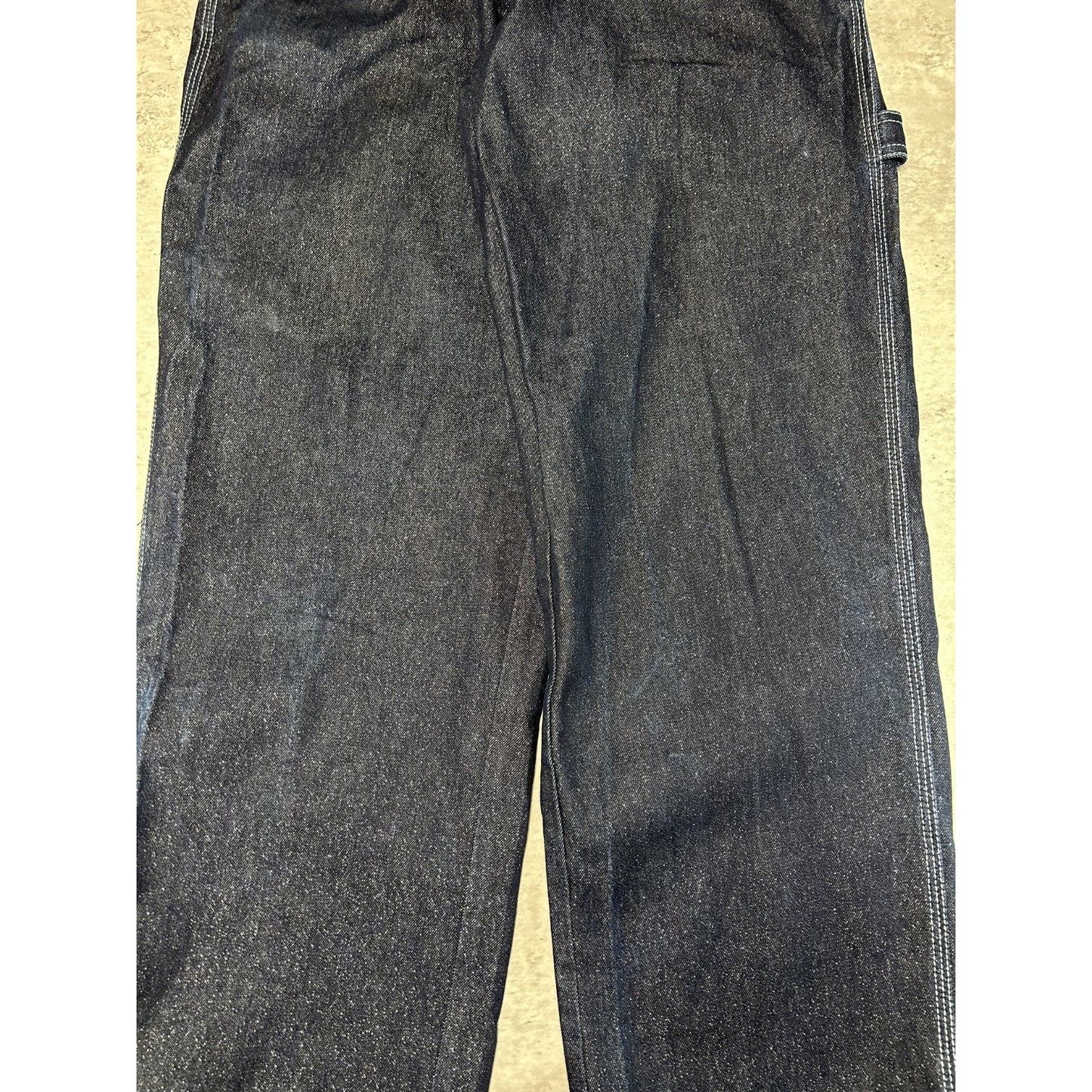 Vintage Y2K Southpole Dark Wash Sparkle Denim Workwear Style Carpenter Pants 31