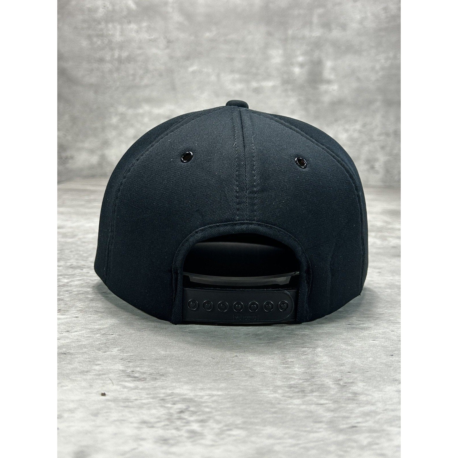 Vintage 80s Snap-On Graphic Spellout Foam Snapback Trucker Hat OSFA Black
