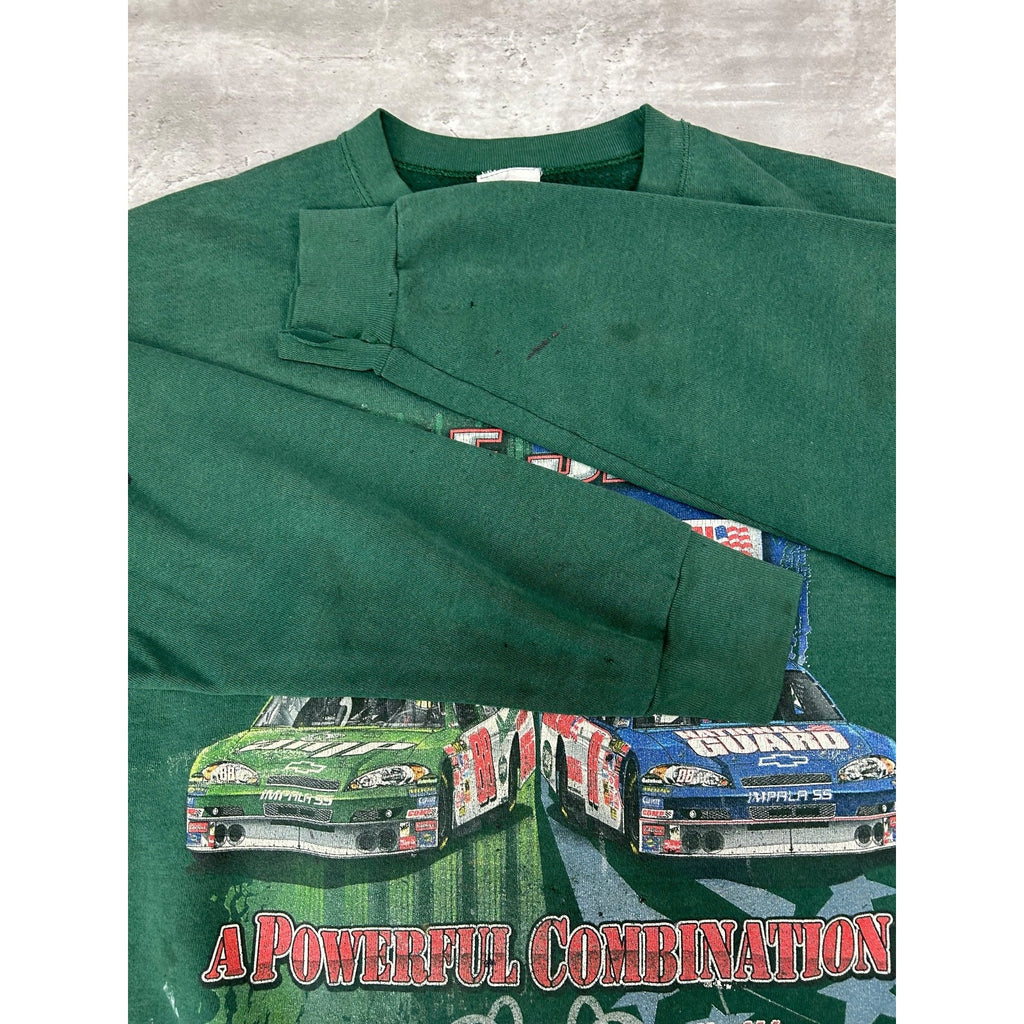 Vintage Dale Earnhardt Jr. #88 Nascar Racing Graphic Sweatshirt Size XL