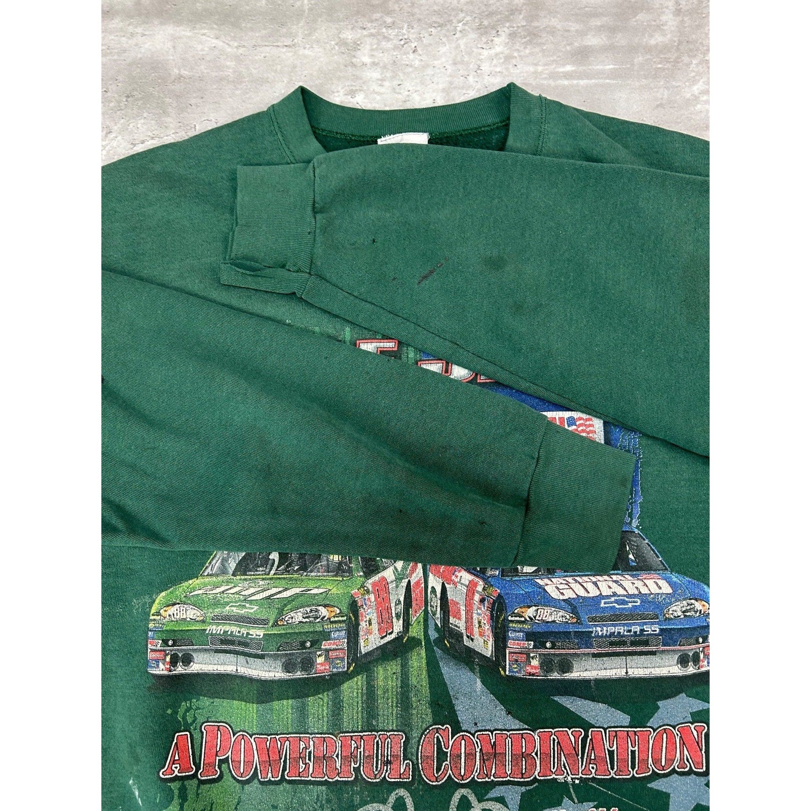 Vintage Dale Earnhardt Jr. #88 Nascar Racing Graphic Sweatshirt Size XL
