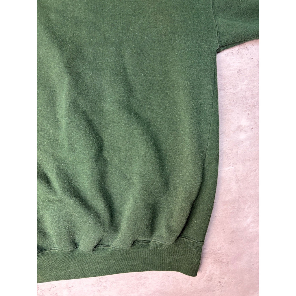 VTG 90s Notre Dame Fighting Irish NCAA Embroidered Spellout Sweatshirt Size XL