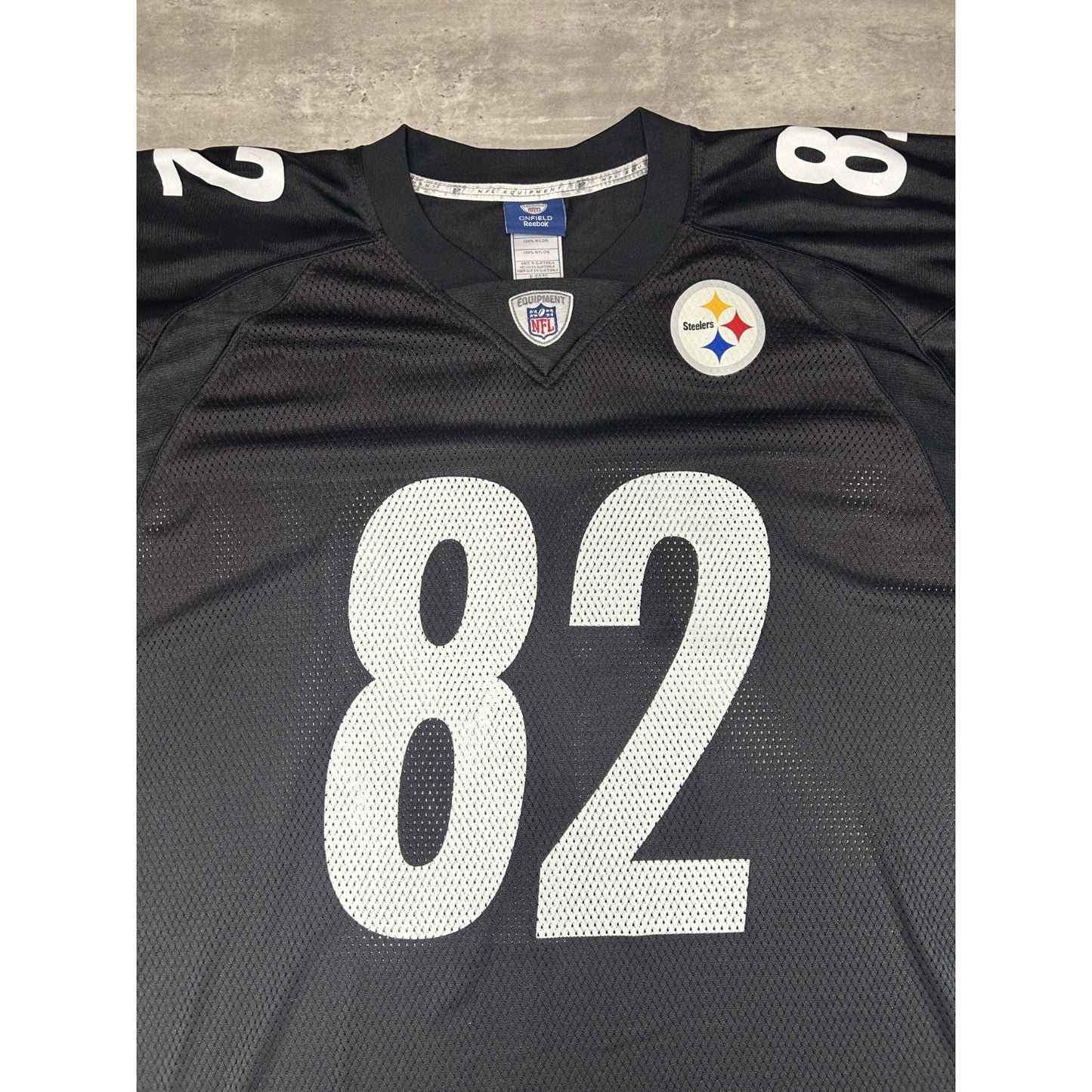 Vintage Antwaan Randle El Pittsburgh Steelers NFL Reebok Jersey Size XL Black