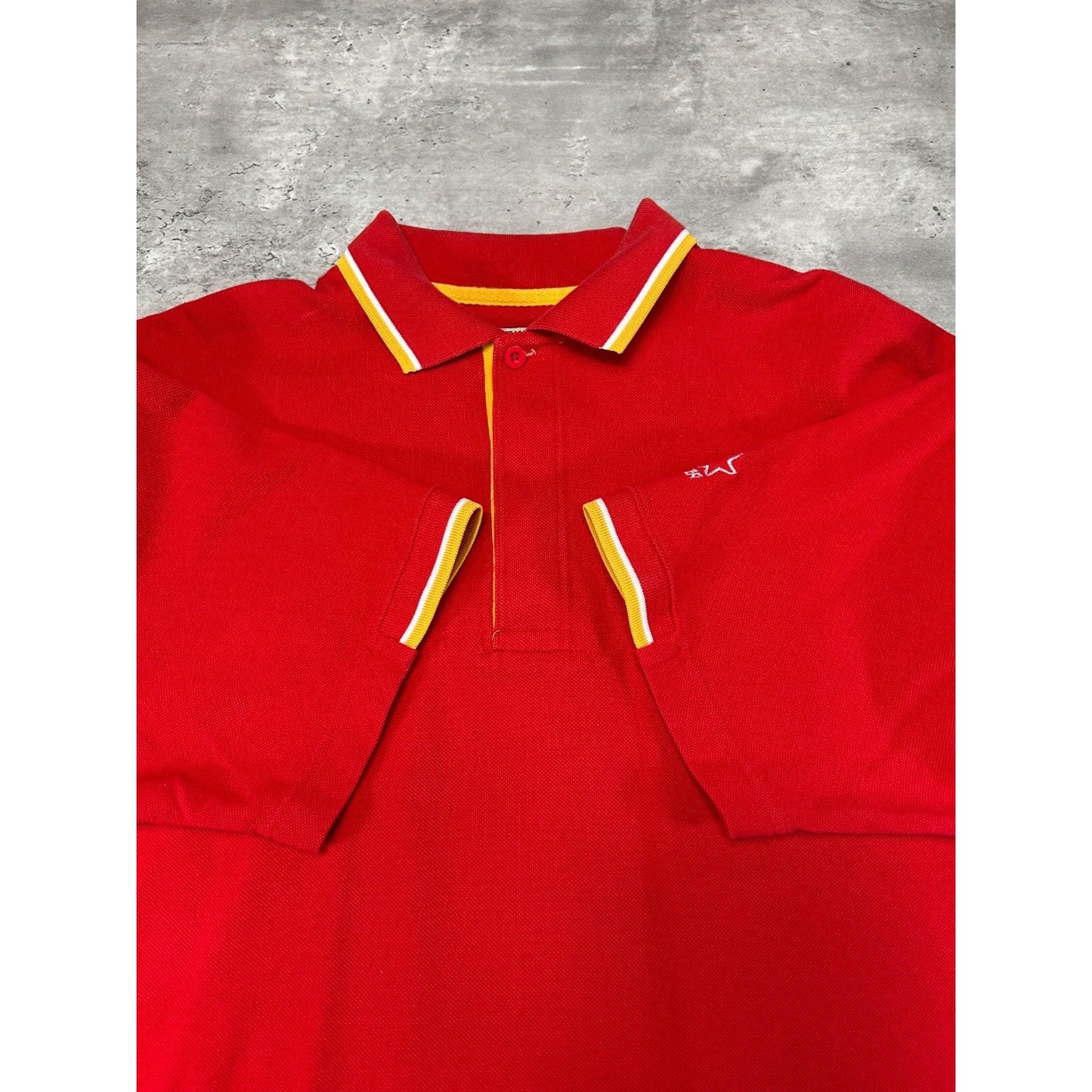 Vintage Kansas City Chiefs NFL Embroidered Logo Starter Button Up Shirt Sz Large