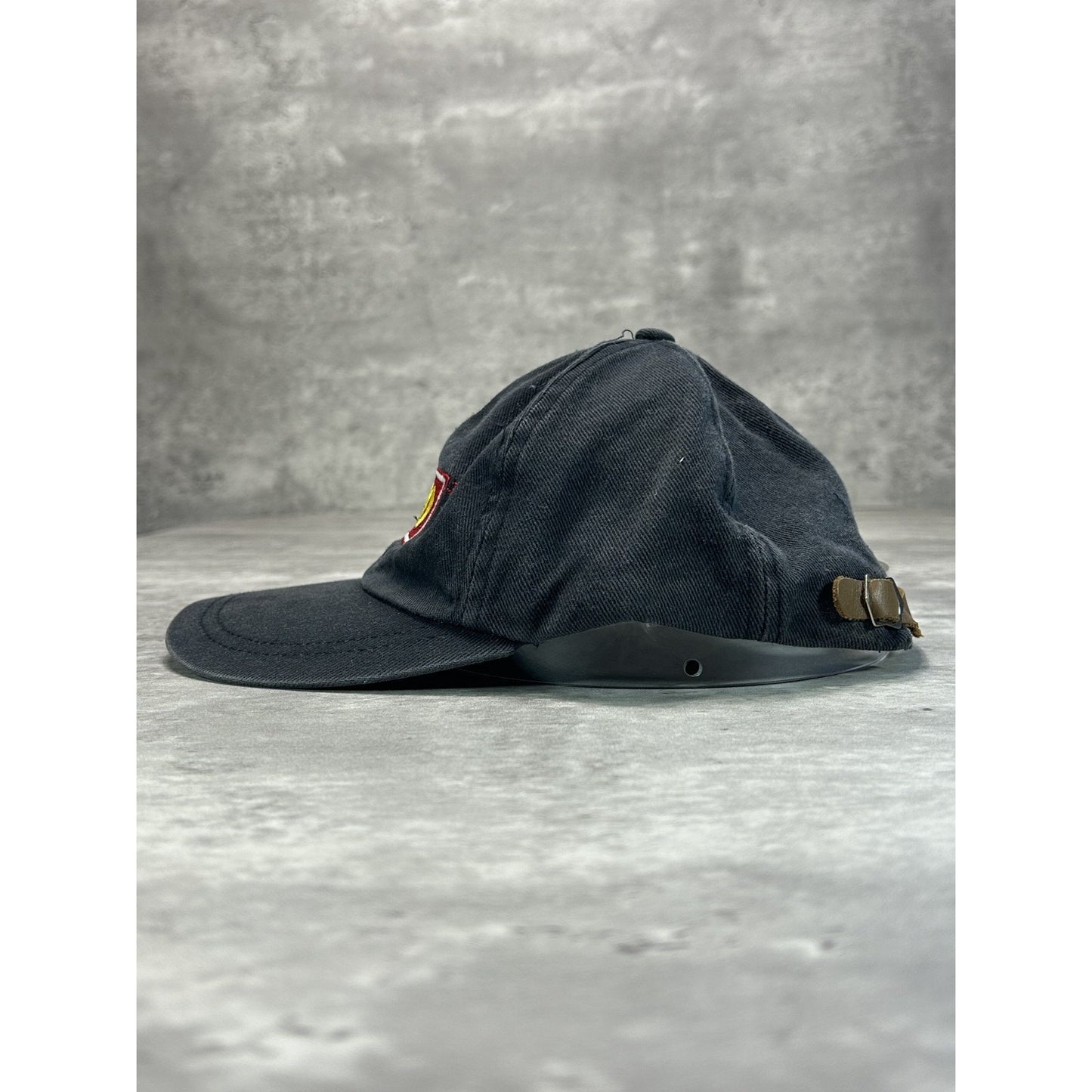 Vintage 90s Primo Tomato Sauce Embroidered Spellout Strapback Hat OSFA Black