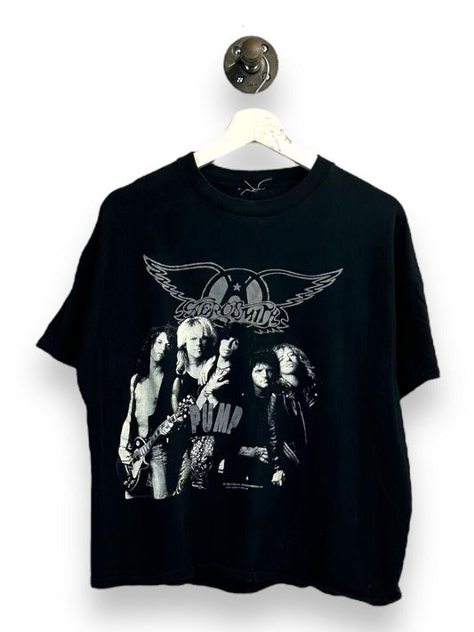 Vintage 1989 Aerosmith Pump Rock Music Tour Graphic T-Shirt Size Small 80s