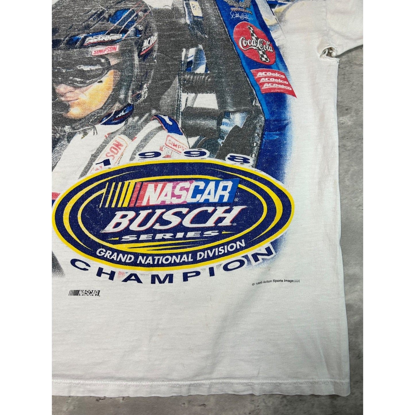 Vintage Dale Earnhardt #3 Nascar Racing All Over Print T-Shirt Size Large