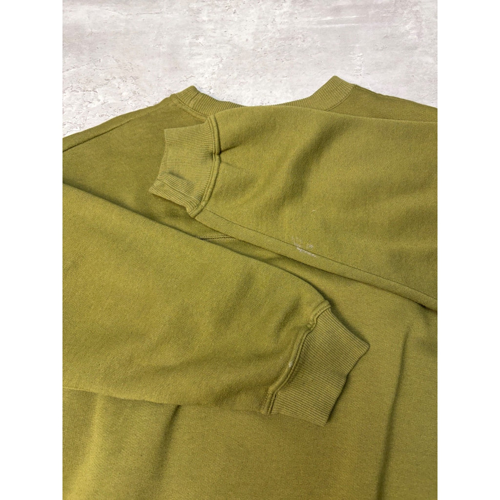 Vintage 90s Bugle Boys Embroidered Crest Earth Tone Sweatshirt Size Medium