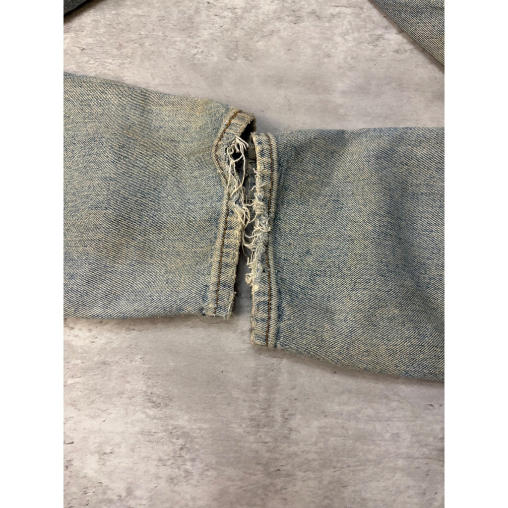 Vintage 90s Levis 560 Red Tab Light Wash Denim Pants Size 35