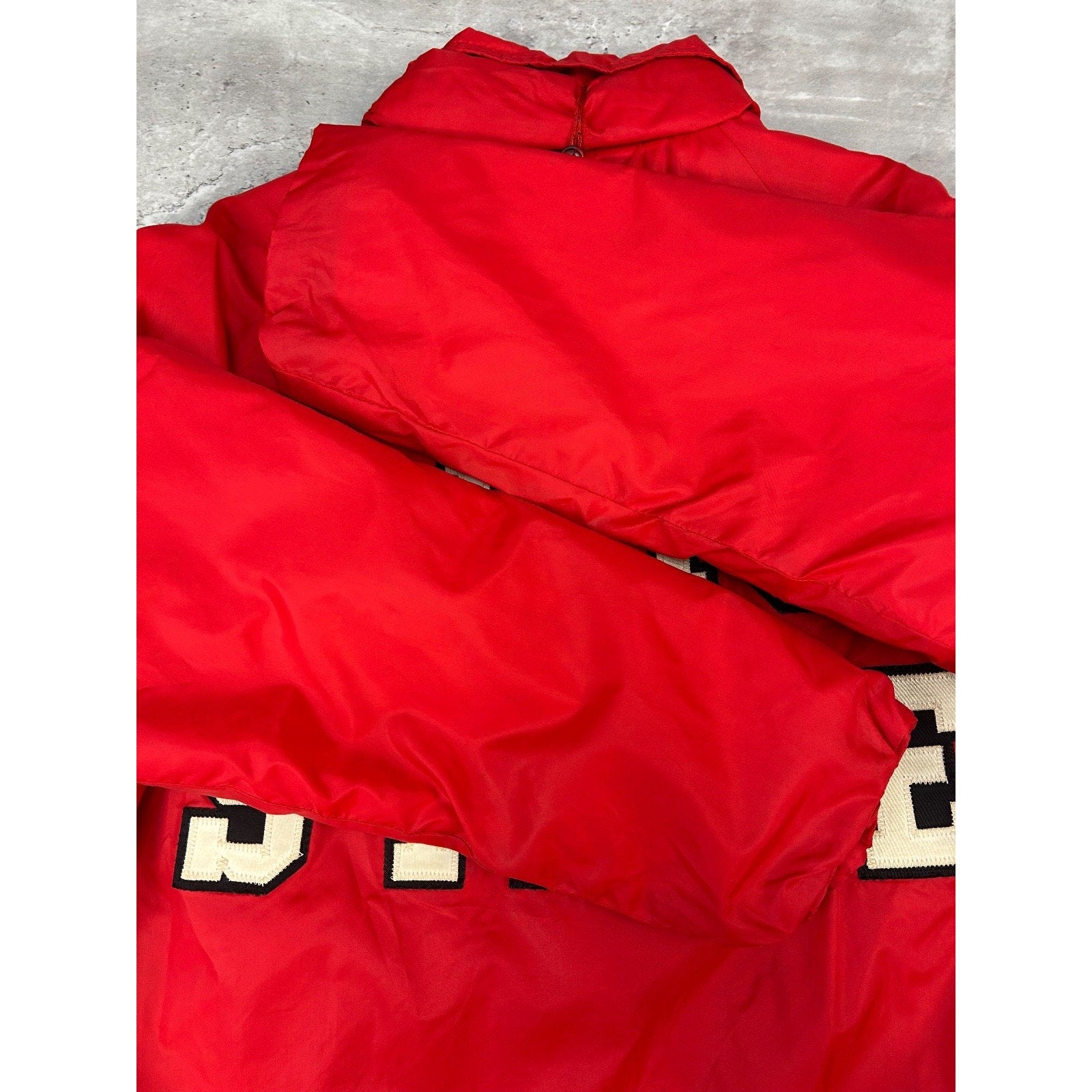 Vintage 70s/80s Ohio State Buckeyes NCAA Fleece Lined Coaches Jacket Size XL