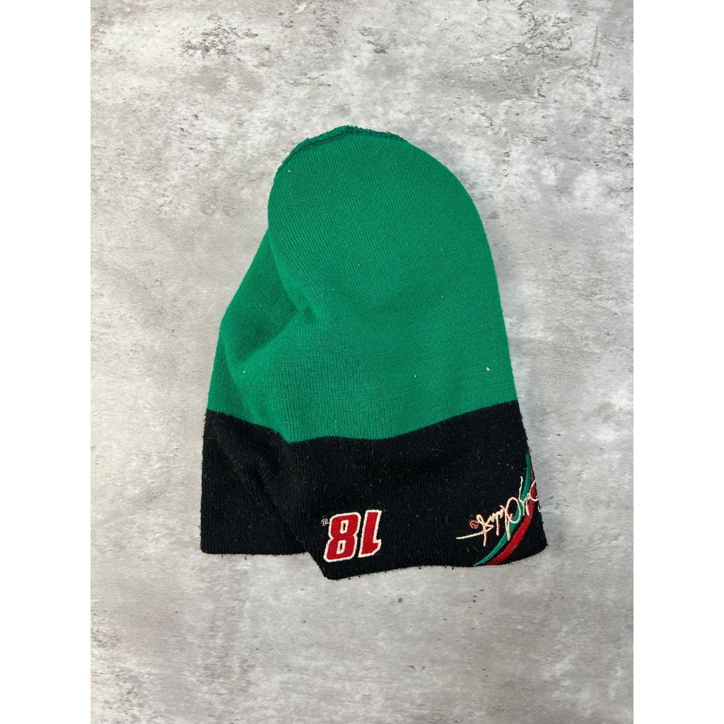 Vintage Bobby Labonte #18 Nascar Interstate Racing Beanie Hat OSFA