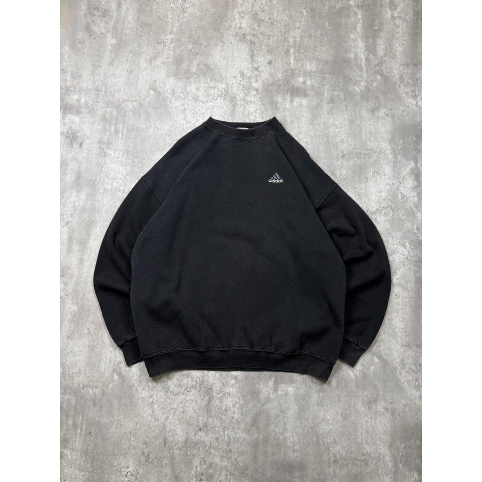 Vintage Adidas Embroidered Logo Spellout Sweatshirt Size XL