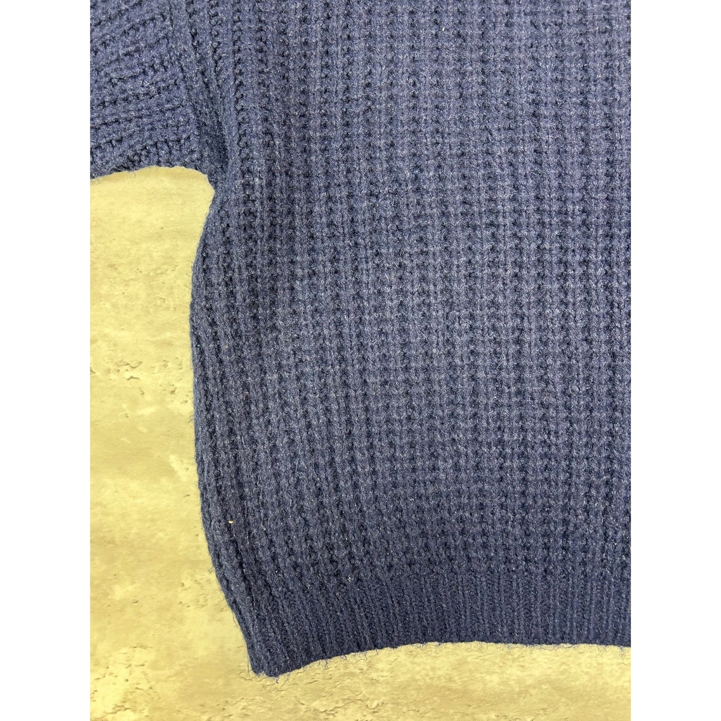 Vintage 19th Avenue Heavyweight Pullover Knit Sweater Size Medium Blue