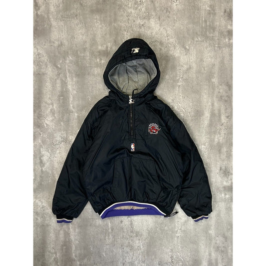 Vintage 90s Toronto Raptors NFL Insulated 1/2 Zip Starter Jacket Size XL