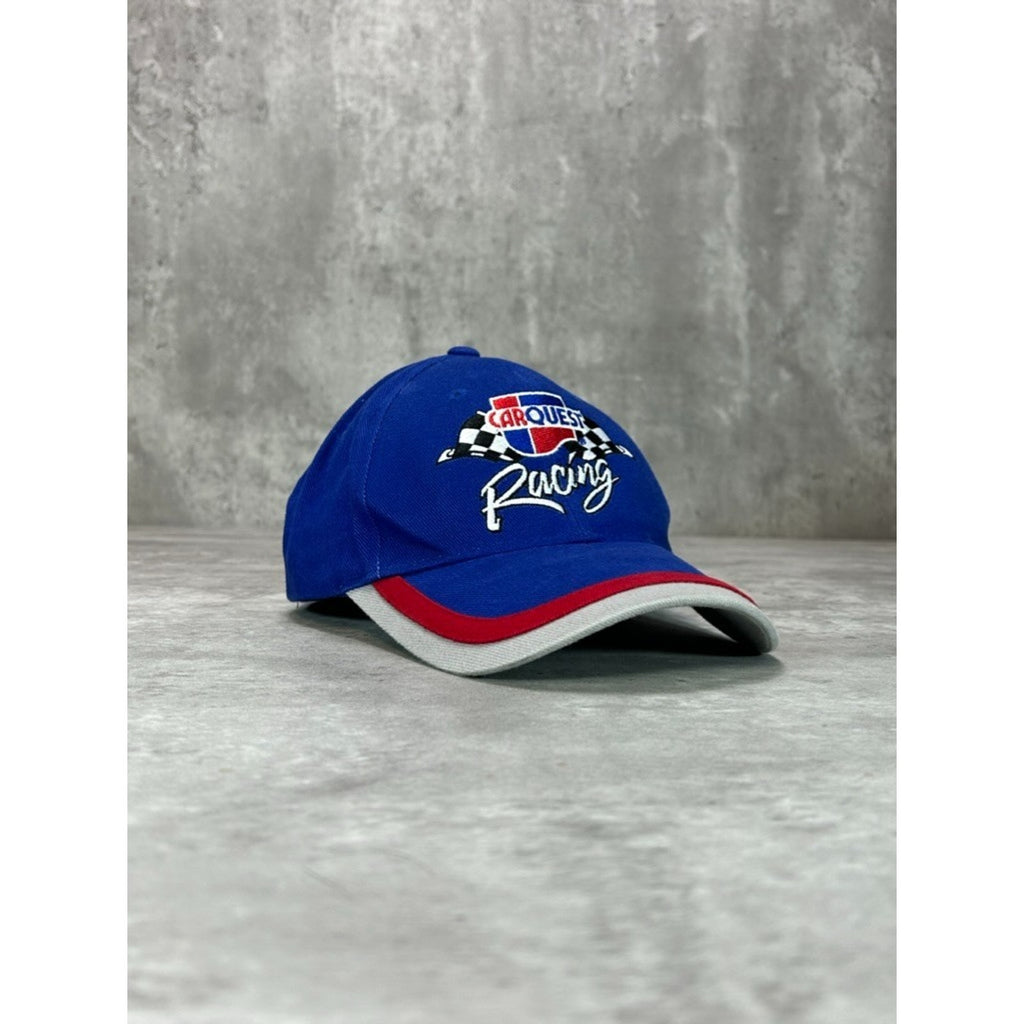 Vintage CarQuest Racing Embroidered Spellout Nascar Strapback Hat OSFA