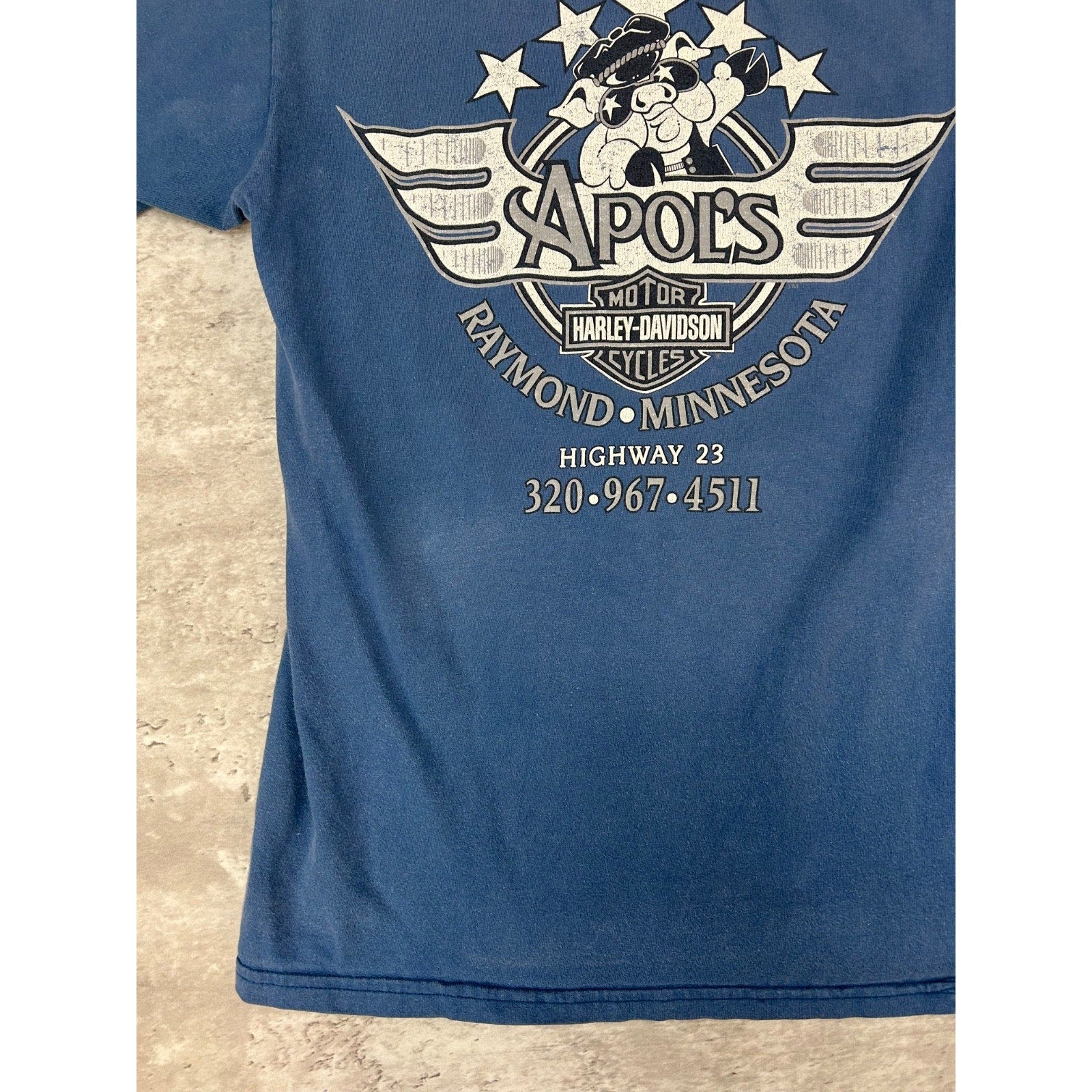 Vintage 1999 Harley Davidson Motorcycles Classic Logo Graphic T-Shirt Sz Medium