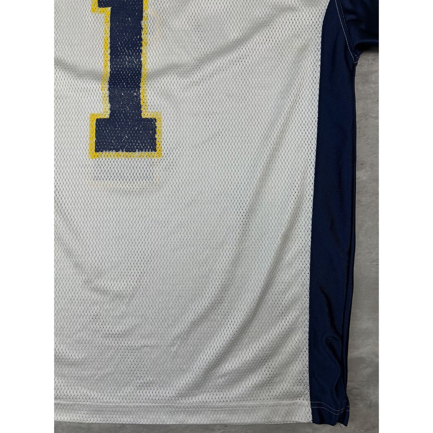 Vintage Michigan Wolverines #1 NCAA Starter Football Jersey Size Large