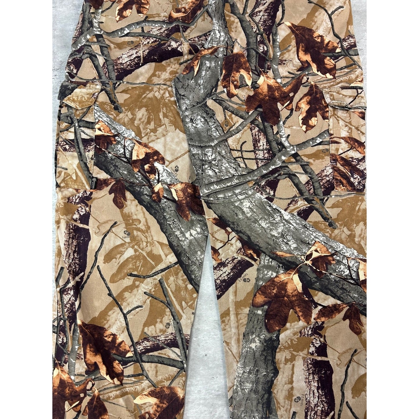 Vintage Fusion 3-D Tree Camo Utility Cargo Hunting Pants Size 38