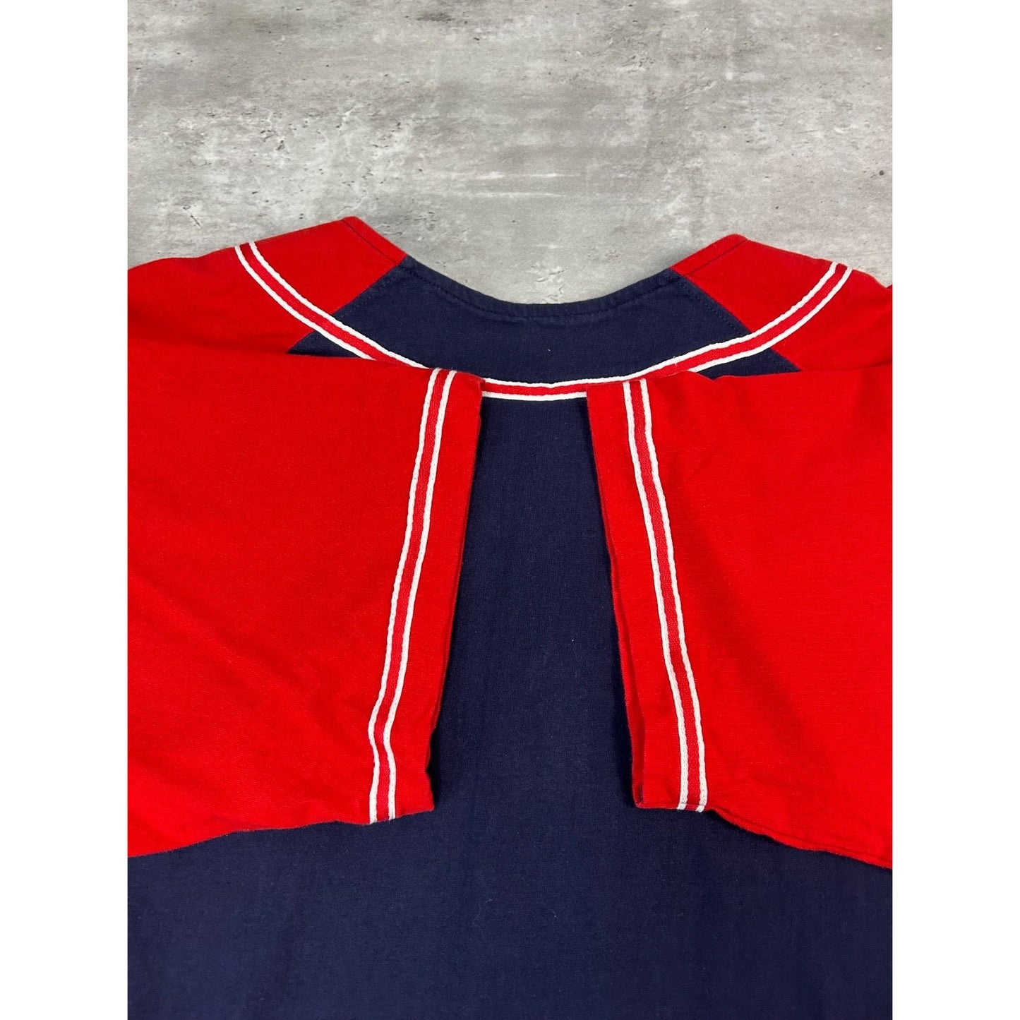 Vintage Columbus Blue Jackets NHL Embroidered Logo Baseball Jersey Size Large