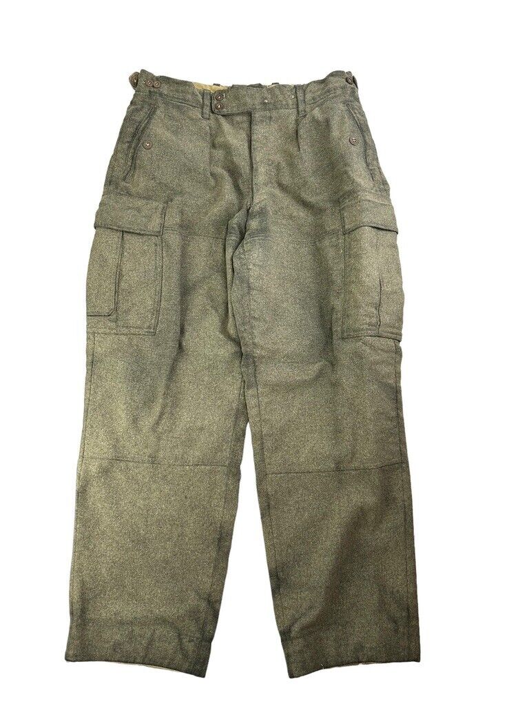 Vintage 1992 Military Issue K. Begmann Cargo Pocket Wool Pants Size 36