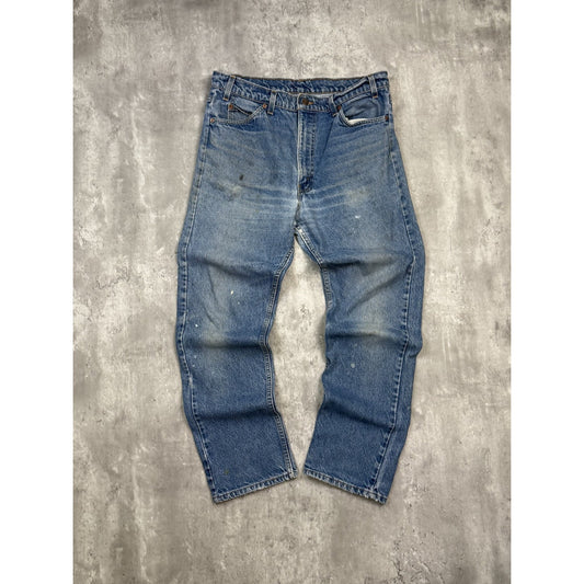 Vintage 80s/90s Levis Orange Tab Light Wash Denim Pants Size 35