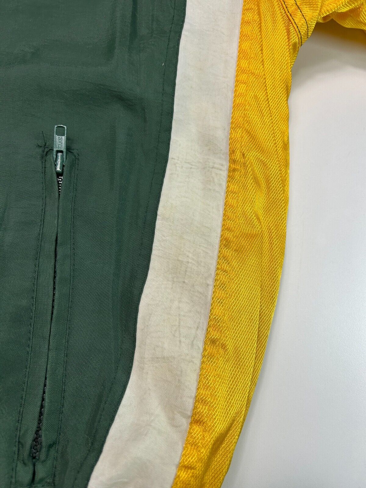 VTG 90s Green Bay Packers NFL Embroidered Insulated Full Zip Jacket Sz Medium