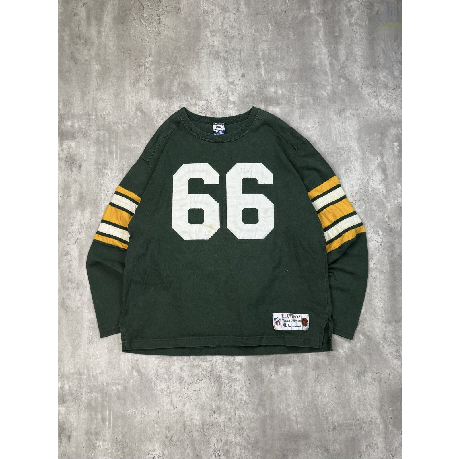 Vintage 90s Phillip Nitschke #66 Green Bay Packers NFL Jersey Sweatshirt Size XL