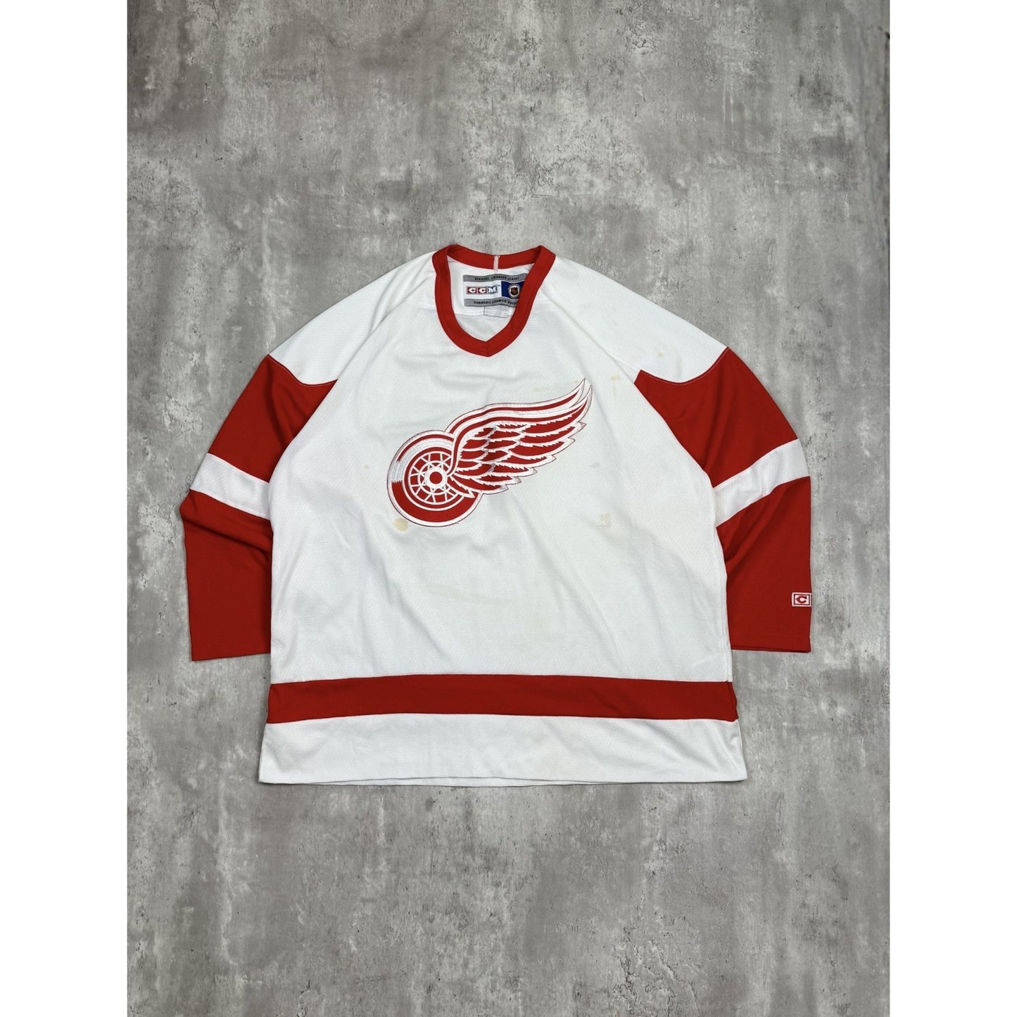 Vintage Detroit Red Wings NHL Stitched Hockey Jersey Size XL