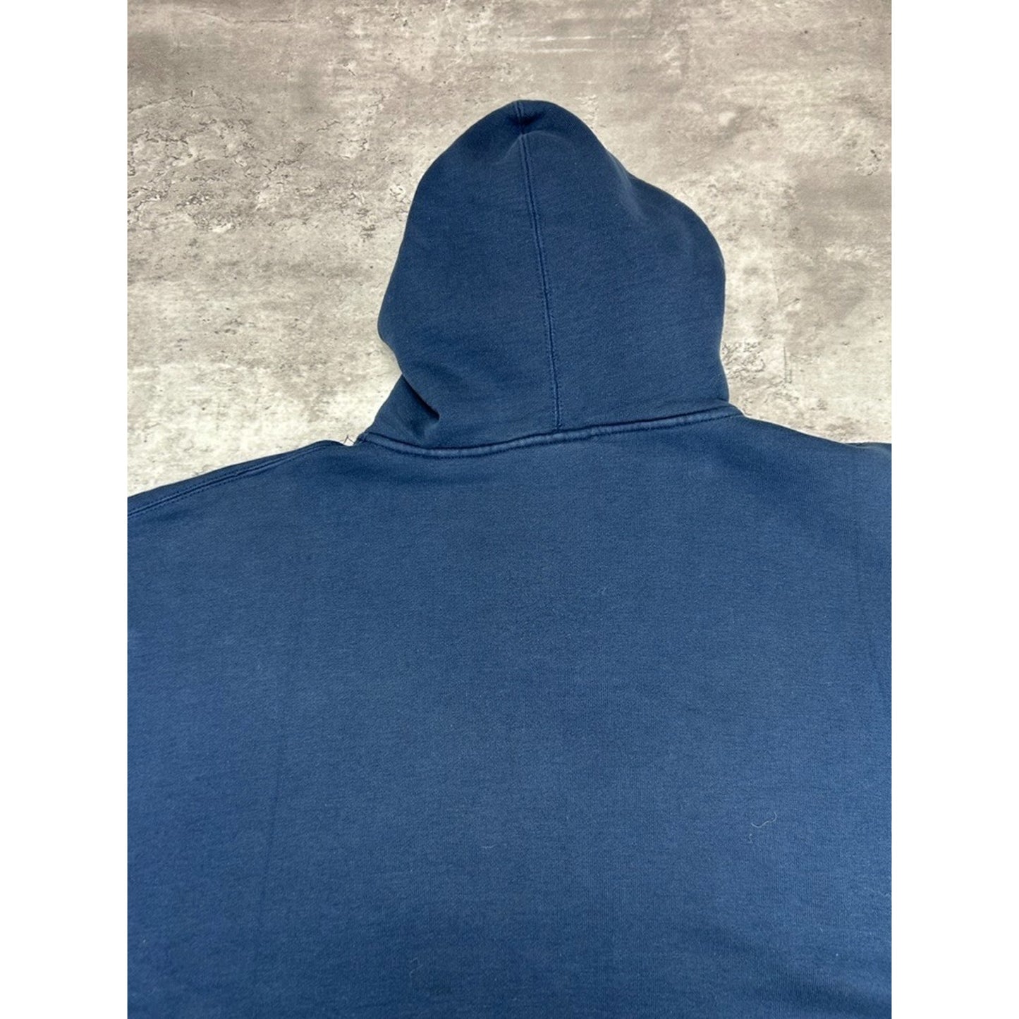 Vintage 90s Notre Dame Fighting Irish NCAA Hooded Sweatshirt Size XL Blue