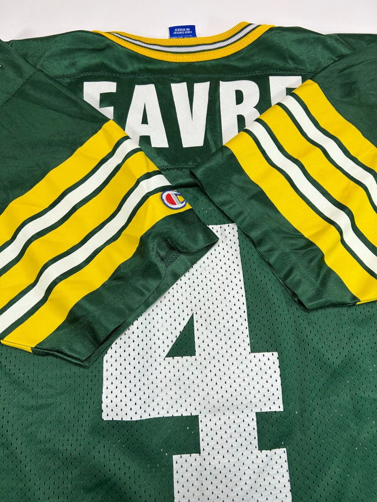 Vintage 90s Brett Favre #4 Green Bay Packers NFL Football Jersey Size Large