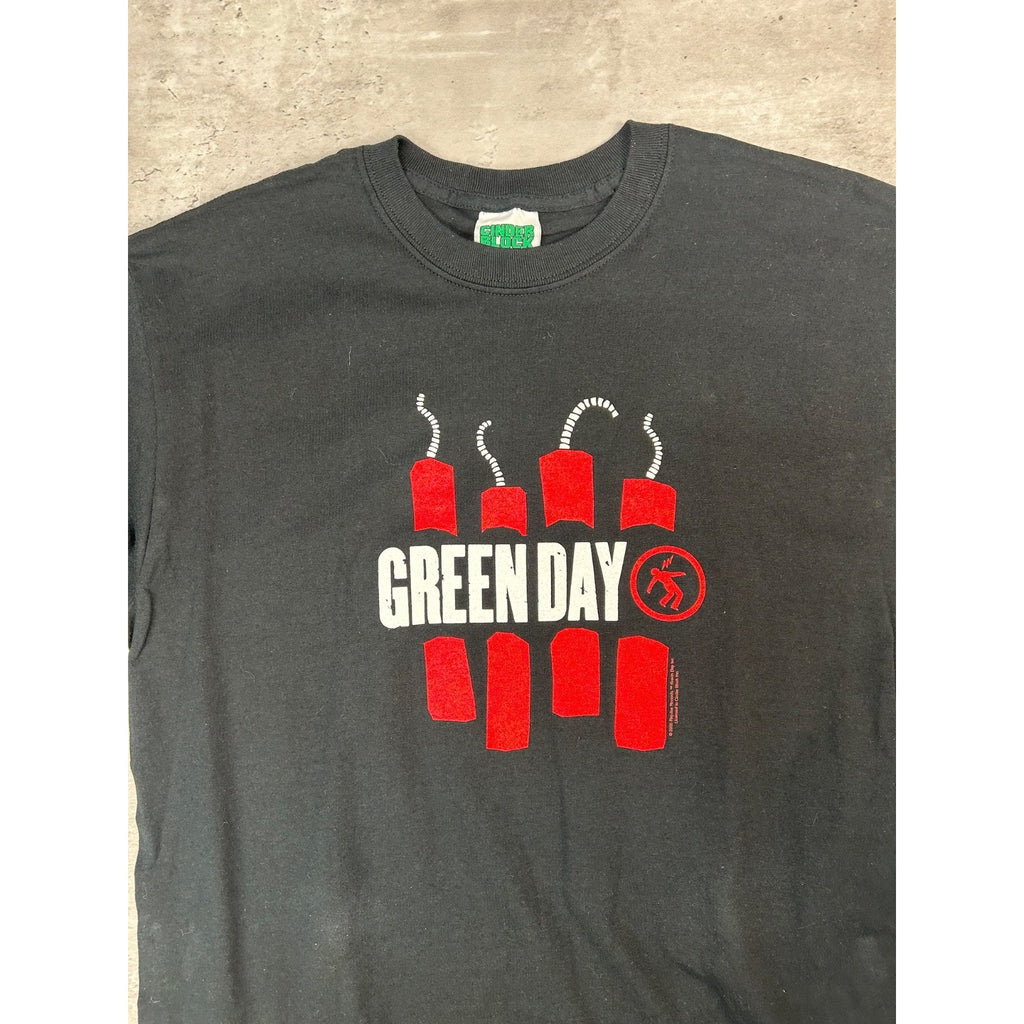 Vintage 2005 Green Day American Idiot Rock Music Band T-Shirt Size Medium