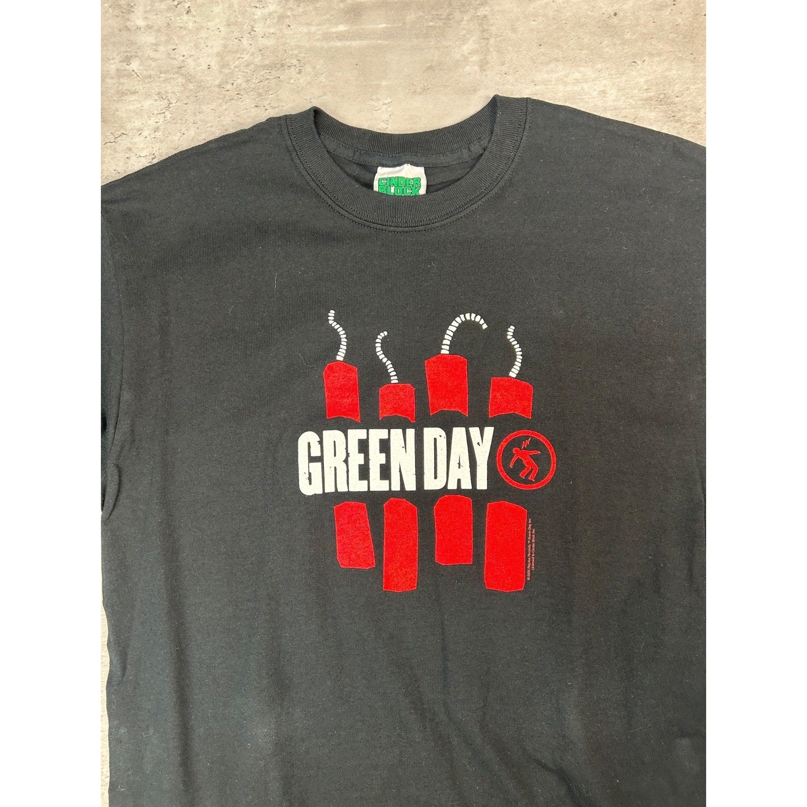 Vintage 2005 Green Day American Idiot Rock Music Band T-Shirt Size Medium
